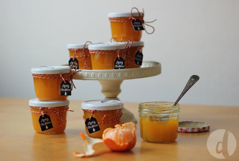 Weihnachtsmarmelade + Etiketten zum Download