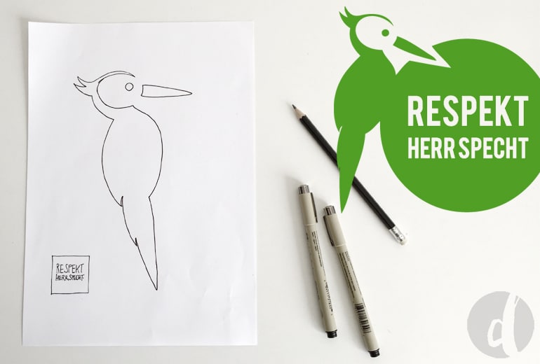 Firmenlogo Schritt für Schritt