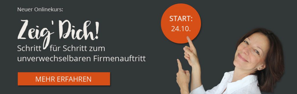 Zeig dich Onlinekurs Blog