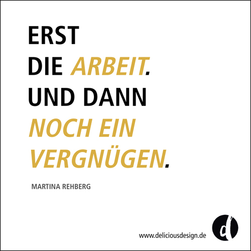 Zitat Martina Rehberg Delicious Design Weichenstellung