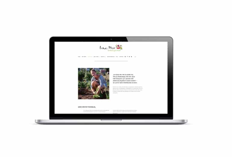 Webdesign - Branding für Foodblog - Delicious Design