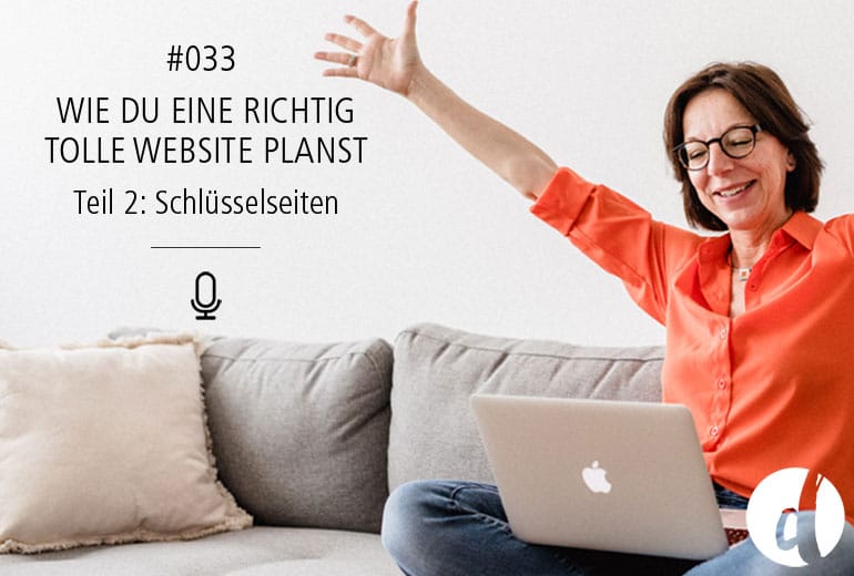 033 | Die eigene Website planen, Teil 2: Schlüsselseiten