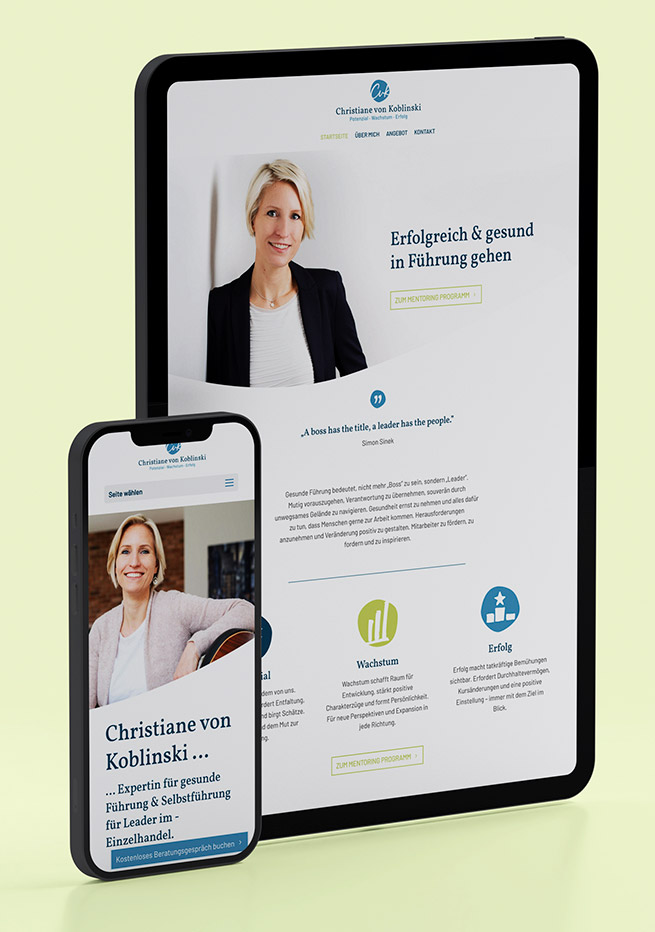 Delicious Design Christiane V Koblinski Website