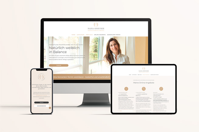 Delicious Design Nadia Sinhuber Website