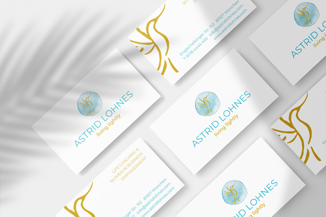 Delicious Design Astrid Lohnes Visitenkarten